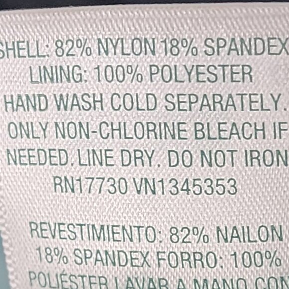 Kona Sol Sea Blue Pink Floral Lined High Coverage One Piece Bathing Suit SM 4-6 - Picture 12 of 16